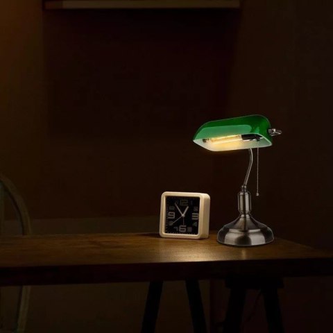 Lampa Bankierska V-TAC E27 Stare Złoto Zielony Klosz VT-7151-GR 5 Lat Gwarancji Lampa Bankierska V-TAC E27 Stare Złoto Zielony Klosz VT-7151-GR 5 Lat Gwarancji