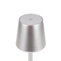 Lampka Biurkowa Nocna V-TAC 3W LED Ładowanie Ściemnianie Szara VT-7703 4000K 70lm