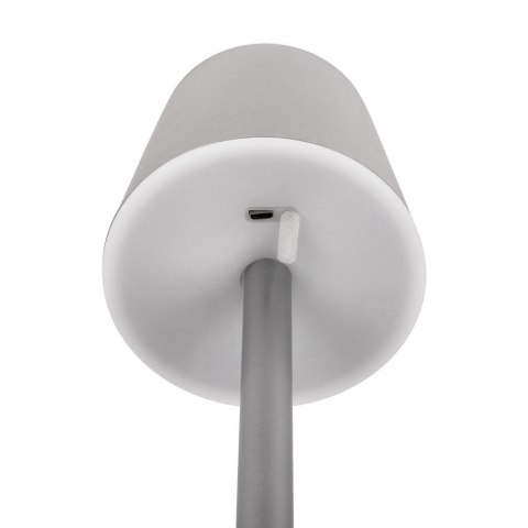 Lampka Biurkowa Nocna V-TAC 3W LED Ładowanie Ściemnianie Szara VT-7703 4000K 70lm Lampka Biurkowa Nocna V-TAC 3W LED Ładowanie Ściemnianie Szara VT-7703 4000K 70lm