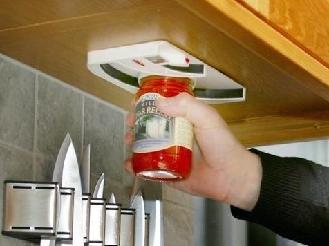 Otwieracz do słoików i butelek montowany pod szafką Otwieracz do słoików i butelek montowany pod szafką