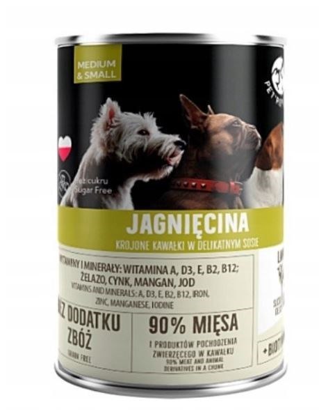 PetRepublic puszka dla psa z jagnięciną 400 g PetRepublic puszka dla psa z jagnięciną 400 g