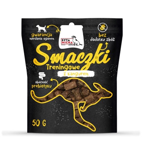 SYTA MICHA przysmaki treningowe z kangurem 50g pies SYTA MICHA przysmaki treningowe z kangurem 50g pies