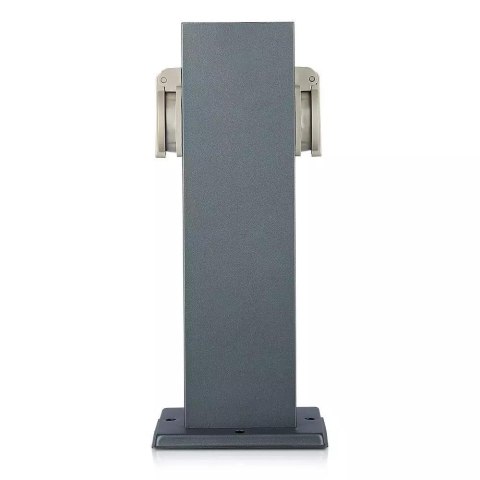 Słupek Ogrodowy V-TAC 2 Gniazda 30cm 2x16A 3600W IP44 Grafit VT-1155-1 Słupek Ogrodowy V-TAC 2 Gniazda 30cm 2x16A 3600W IP44 Grafit VT-1155-1