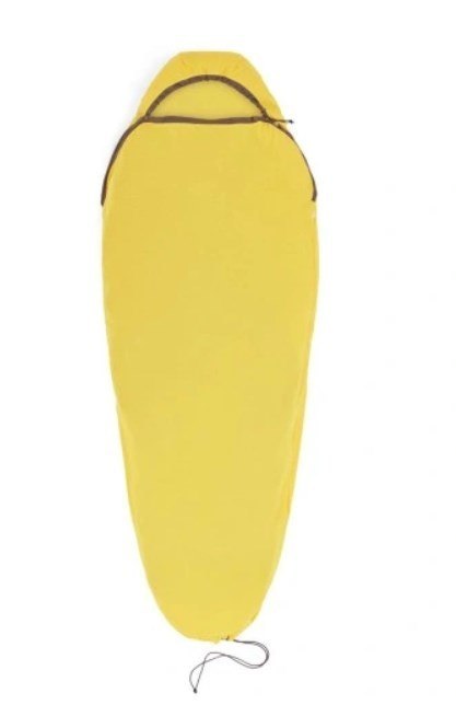 Wkładka do śpiwora SEA TO SUMMIT Reactor - Mummy w/ Drawcord- Compact - Yellow Wkładka do śpiwora SEA TO SUMMIT Reactor - Mummy w/ Drawcord- Compact - Yellow