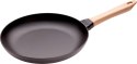 Patelnia żeliwna z drewnianym uchwytem Staub - 28 cm
