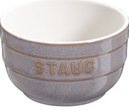 Staub Mini Ramekin Okrągły, 4 szt. - 200 ml, Antyczny szary