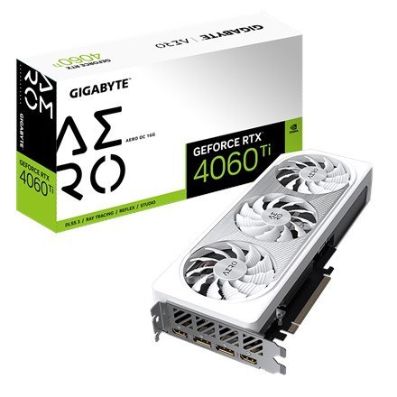 VGA PCIE16 RTX4060TI 16GB/GV-N406TAERO OC-16GD GIGABYTE VGA PCIE16 RTX4060TI 16GB/GV-N406TAERO OC-16GD GIGABYTE