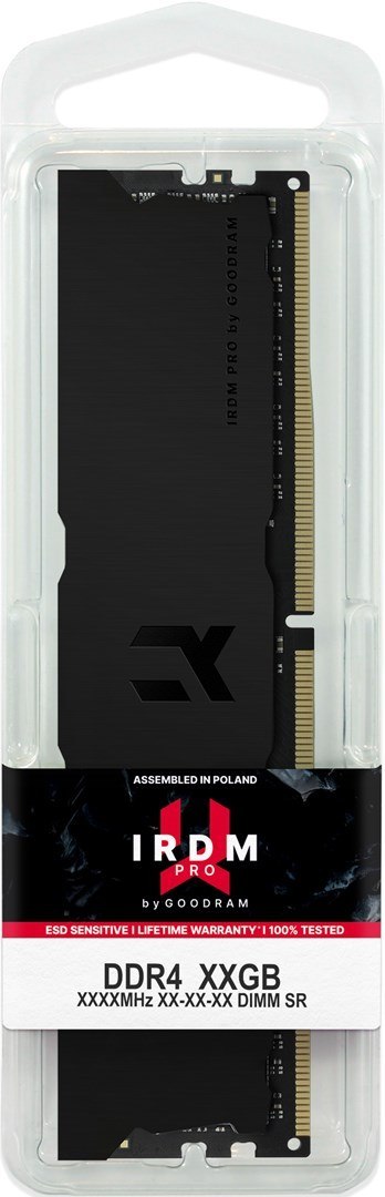 GOODRAM DDR4 IRP-K3600D4V64L18S/16GDC 16GB Dual Channel 3600MHz 18-22-22 Deep Black (WYPRZEDAŻ) GOODRAM DDR4 IRP-K3600D4V64L18S/16GDC 16GB Dual Channel 3600MHz 18-22-22 Deep Black (WYPRZEDAŻ)