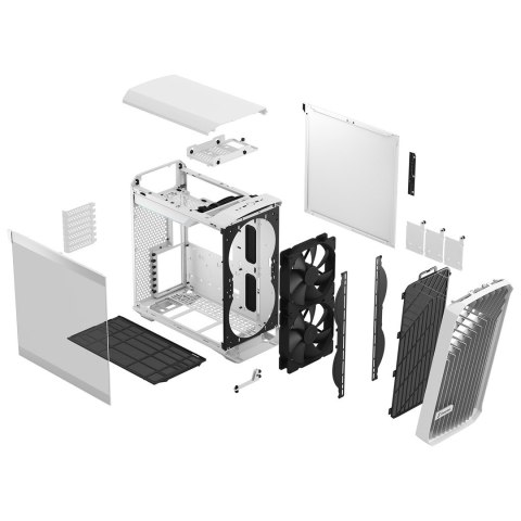 Obudowa Fractal Torrent Compact White TG Clear tint Obudowa Fractal Torrent Compact White TG Clear tint