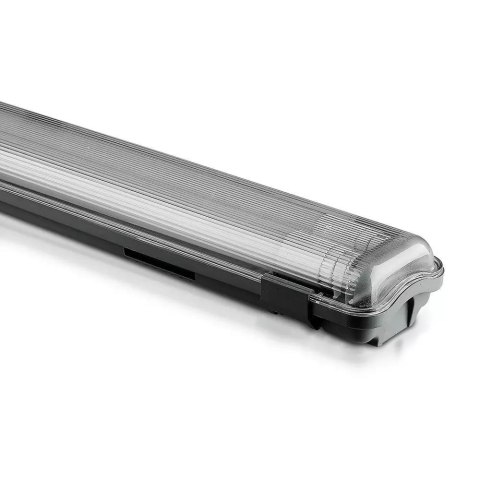 Oprawa Hermetyczna LED V-TAC PC/PC 2x120cm (2 x 18W) (Tuby LED w zestawie) VT-12023 4000K 3400lm Oprawa Hermetyczna LED V-TAC PC/PC 2x120cm (2 x 18W) (Tuby LED w zestawie) VT-12023 4000K 3400lm