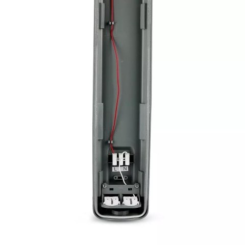 Oprawa Hermetyczna LED V-TAC PC/PC 2x120cm (2 x 18W) (Tuby LED w zestawie) VT-12023 4000K 3400lm Oprawa Hermetyczna LED V-TAC PC/PC 2x120cm (2 x 18W) (Tuby LED w zestawie) VT-12023 4000K 3400lm