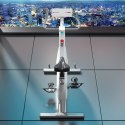 Rower spinningowy, magnetyczny OVICX Q210B czarny, bluetooth, aplikacja (WYPRZEDAŻ)