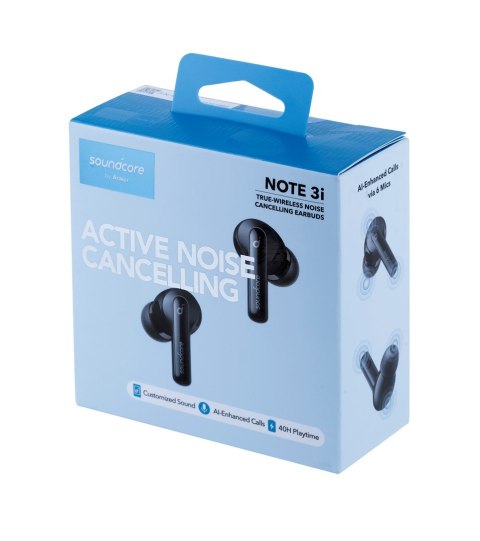 Słuchawki bezprzewodowe Soundcore Note 3i Czarne Słuchawki bezprzewodowe Soundcore Note 3i Czarne