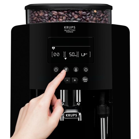 Ekspres ciśnieniowy automatyczny Krups EA8170 ( 1450W ; kolor czarny ) Ekspres ciśnieniowy automatyczny Krups EA8170 ( 1450W ; kolor czarny )