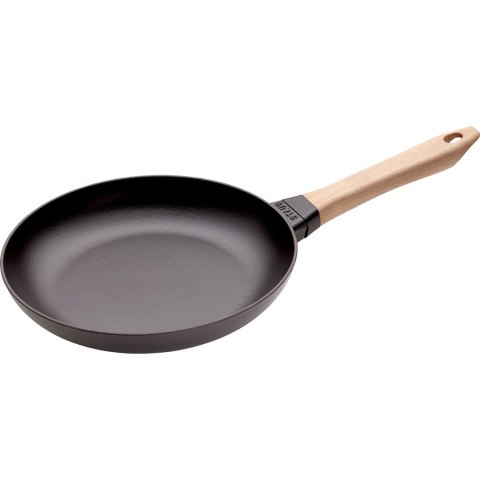 Patelnia żeliwna z drewnianym uchwytem Staub - 26 cm Patelnia żeliwna z drewnianym uchwytem Staub - 26 cm