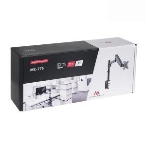 Uchwyt do monitora Maclean, podwójne ramię, ze sprężyną gazową, 17"-32", 8 kg, MC-775 Uchwyt do monitora Maclean, podwójne ramię, ze sprężyną gazową, 17"-32", 8 kg, MC-775