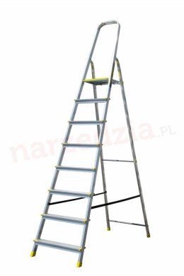 BAYERSYSTEM DRABINA ALUMINIOWA 120kg 8 STOPNI
