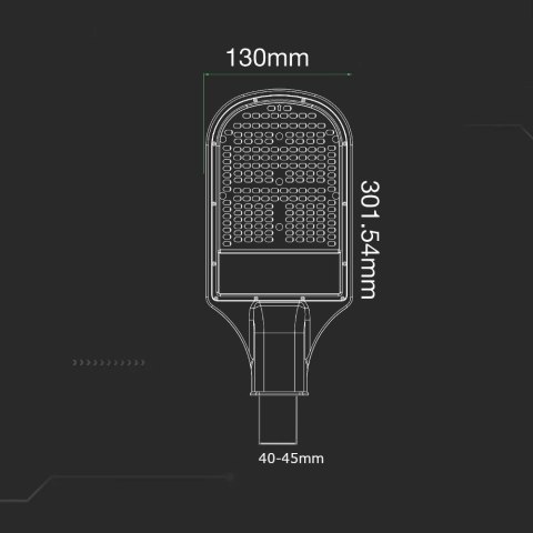 Oprawa Uliczna LED V-TAC SAMSUNG CHIP 30W VT-31ST 4000K 2350lm 3 Lata Gwarancji Oprawa Uliczna LED V-TAC SAMSUNG CHIP 30W VT-31ST 4000K 2350lm 3 Lata Gwarancji