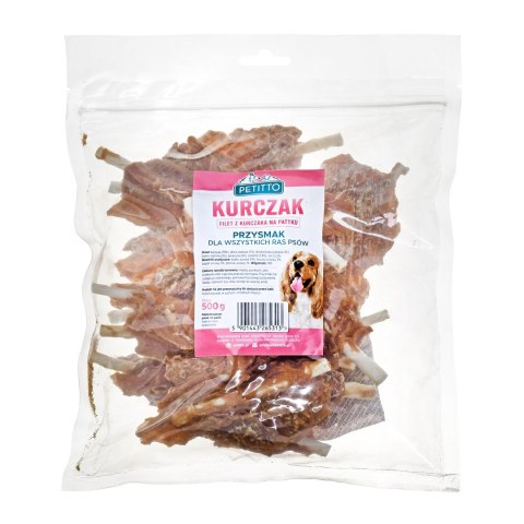 PETITTO Filet na patyku z kurczaka 500G PETITTO Filet na patyku z kurczaka 500G