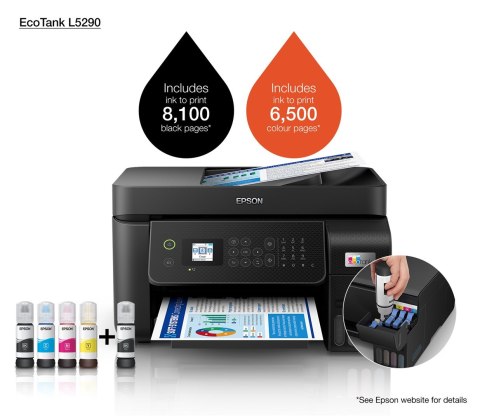 Urządzenie wielofunkcyjne 4w1 Epson EcoTank L5290 (WYPRZEDAŻ) Urządzenie wielofunkcyjne 4w1 Epson EcoTank L5290 (WYPRZEDAŻ)