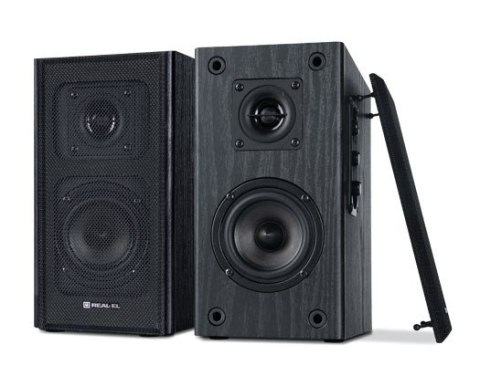 Zestaw kolumn głośnikowych REAL-EL S-250 (aktywne, 20W, black, 2szt) Zestaw kolumn głośnikowych REAL-EL S-250 (aktywne, 20W, black, 2szt)