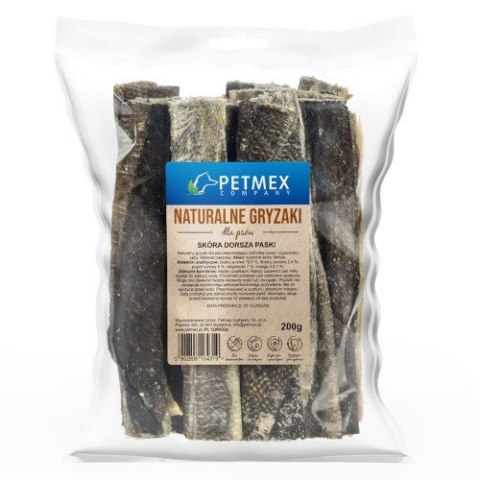 PETMEX Skóra dorsza paski - przysmak dla psa - 200 g