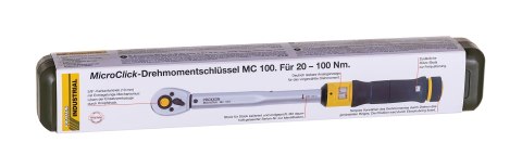 Klucz dynamometryczny 20-100Nm Proxxon MicroClick MC 100, 3/8'' Klucz dynamometryczny 20-100Nm Proxxon MicroClick MC 100, 3/8''