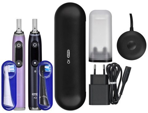 Braun Oral-B szczoteczka elektryczna iO 9N zestaw DUO BLACK ONYX & ROSE QUARTZ Braun Oral-B szczoteczka elektryczna iO 9N zestaw DUO BLACK ONYX & ROSE QUARTZ