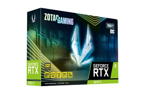 Karta graficzna ZOTAC GAMING GeForce RTX 3070 Ti Trinity OC 8GB GDDR6X (WYPRZEDAŻ) Karta graficzna ZOTAC GAMING GeForce RTX 3070 Ti Trinity OC 8GB GDDR6X (WYPRZEDAŻ)