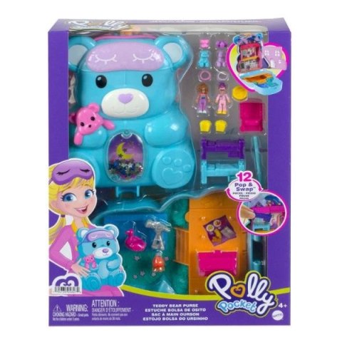Polly Pocket Kompaktowa torebka Miś Teddy HGC39 GKJ63 MATTEL Polly Pocket Kompaktowa torebka Miś Teddy HGC39 GKJ63 MATTEL