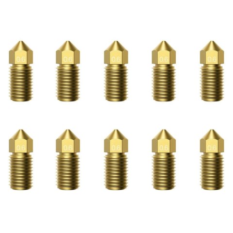 Dysza 0.6mm do Drukarki 3D AnkerMake M5 10 szt Dysza 0.6mm do Drukarki 3D AnkerMake M5 10 szt