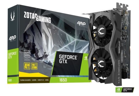 Karta graficzna ZOTAC GAMING GeForce GTX 1650 AMP Core 4GB GDDR6 Karta graficzna ZOTAC GAMING GeForce GTX 1650 AMP Core 4GB GDDR6
