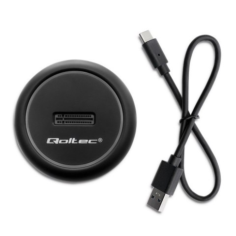 Qoltec Stacja dokująca dysków SSD M.2 | NVMe | SATA | USB-C | 2TB Qoltec Stacja dokująca dysków SSD M.2 | NVMe | SATA | USB-C | 2TB