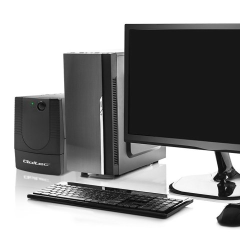 Zasilacz awaryjny UPS Qoltec Monolith 850VA 480W Zasilacz awaryjny UPS Qoltec Monolith 850VA 480W