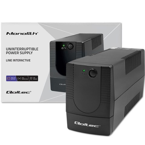 Zasilacz awaryjny UPS Qoltec Monolith 850VA 480W Zasilacz awaryjny UPS Qoltec Monolith 850VA 480W