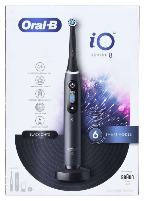 Braun Oral-B szczoteczka elektryczna iO8 BLACK Braun Oral-B szczoteczka elektryczna iO8 BLACK
