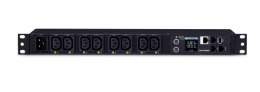 CyberPower PDU81005 rozdzielacz zasilania PDU 8 x gniazdo sieciowe 1U Czarny