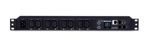CyberPower PDU81005 rozdzielacz zasilania PDU 8 x gniazdo sieciowe 1U Czarny