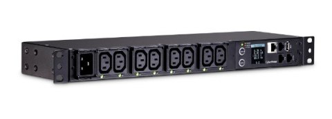 CyberPower PDU81005 rozdzielacz zasilania PDU 8 x gniazdo sieciowe 1U Czarny CyberPower PDU81005 rozdzielacz zasilania PDU 8 x gniazdo sieciowe 1U Czarny