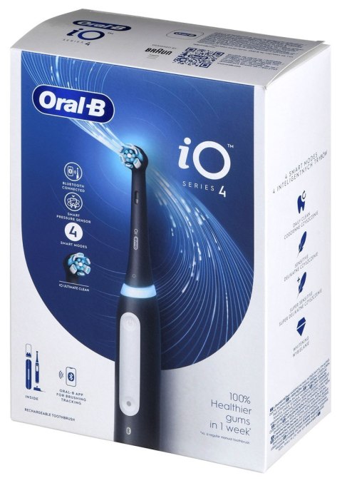 Braun Oral-B szczoteczka elektryczna iO 4 BLACK Braun Oral-B szczoteczka elektryczna iO 4 BLACK