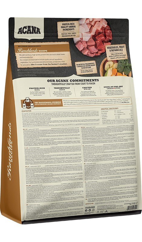 ACANA Highest Protein Ranchlands Dog - sucha karma dla psa - 2 kg ACANA Highest Protein Ranchlands Dog - sucha karma dla psa - 2 kg