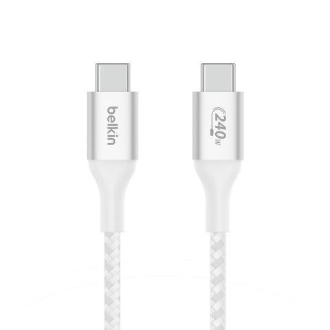 BELKIN KABEL BOOST CHARGE USBC-C 240W 2M BIAŁY BELKIN KABEL BOOST CHARGE USBC-C 240W 2M BIAŁY