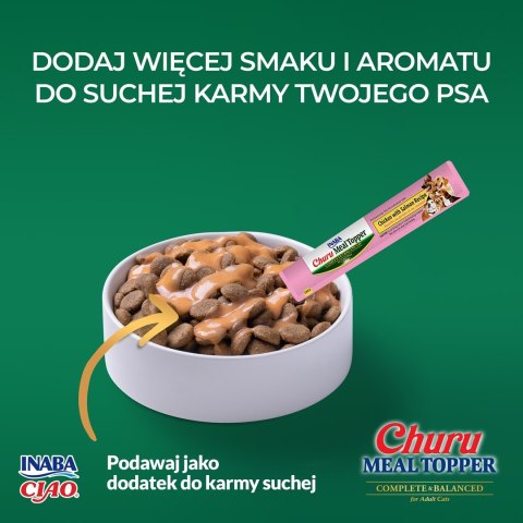 INABA MEAL TOPPER Kurczak z łososiem - pies 4x14g INABA MEAL TOPPER Kurczak z łososiem - pies 4x14g