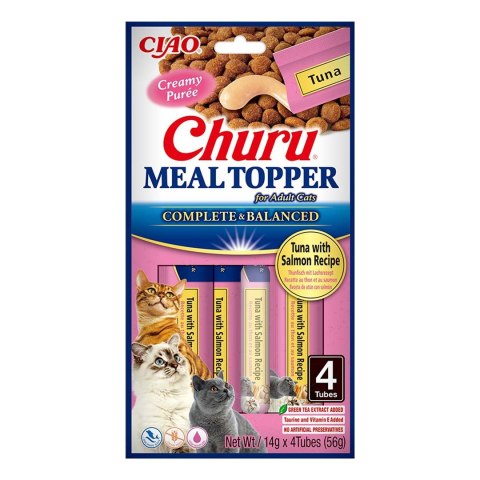 INABA MEAL TOPPER Tuńczyk z łososiem - kot 4x14g INABA MEAL TOPPER Tuńczyk z łososiem - kot 4x14g