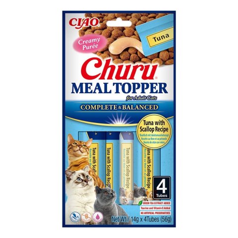 INABA MEAL TOPPER Tuńczyk z przegrzebkiem-kot 4x14g INABA MEAL TOPPER Tuńczyk z przegrzebkiem-kot 4x14g