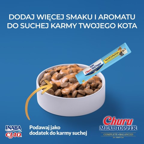 INABA MEAL TOPPER Tuńczyk z przegrzebkiem-kot 4x14g INABA MEAL TOPPER Tuńczyk z przegrzebkiem-kot 4x14g