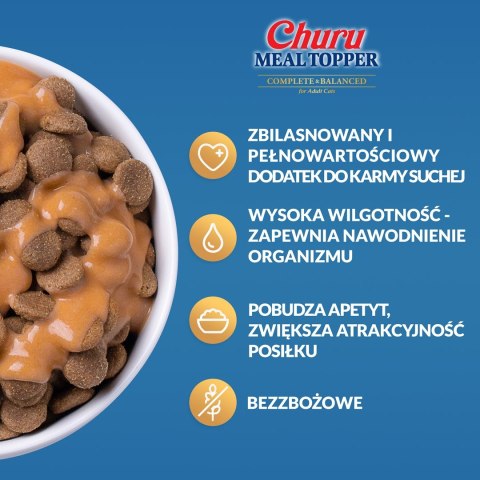 INABA MEAL TOPPER Tuńczyk z przegrzebkiem-kot 4x14g INABA MEAL TOPPER Tuńczyk z przegrzebkiem-kot 4x14g