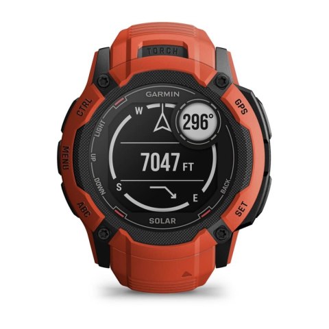 Zegarek sportowy Garmin Instinct 2X SOLAR Czerwony Zegarek sportowy Garmin Instinct 2X SOLAR Czerwony