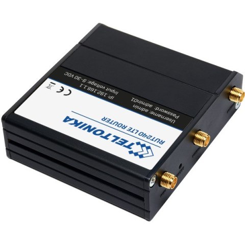 Router przemysłowy Teltonika Rut240 RUT240 RUT24006E000 (kolor czarny) (WYPRZEDAŻ) Router przemysłowy Teltonika Rut240 RUT240 RUT24006E000 (kolor czarny) (WYPRZEDAŻ)