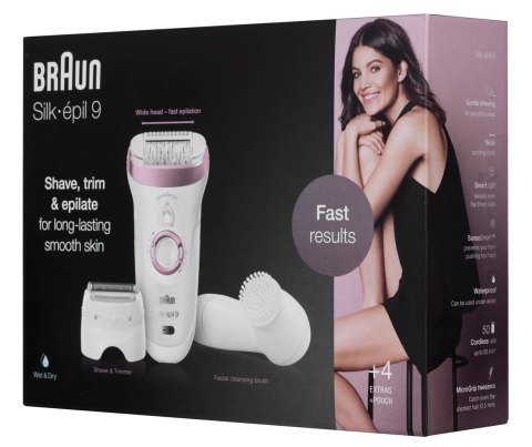 Depilator z pęsetami Braun Silk-epil SensoSmart 9-880 (kolor biały) Depilator z pęsetami Braun Silk-epil SensoSmart 9-880 (kolor biały)